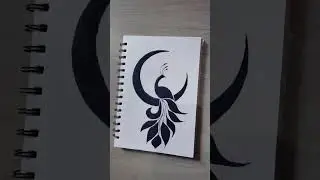 Easy peacock 🦚 drawing 😍 . Very easy to draw with colours. Easy peacock 🦚 drawing 