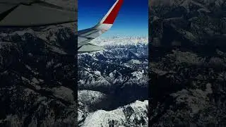 Peace #Kashmir#FlyingToKashmir#IncredibleIndia#MountainsFromAbove#TravelReels