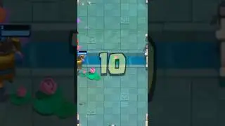when the countdown start running you have to use the card 😂 #clashroyale