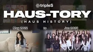 tripleS (트리플에스) HAUS-tory (HAUS History) as of 2024 January