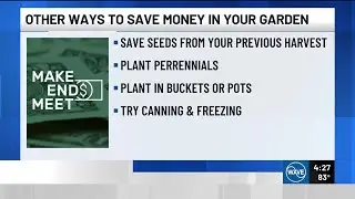 Make Ends Meet: Ways to save money in your garden