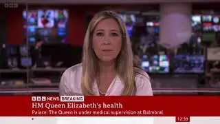 BBC One Bargain Hunt interrupted by a newsflash announcement about the Queen and her health.