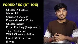 Part 2 - Engineering Graphics / Engineering Drawing | 105|  Roadmap | Complete Breakdown for End Sem