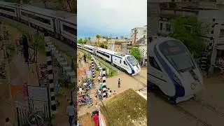 Vande bharat Express In Indore #indore #vandebharatexpress #train #vlog #metrotrain