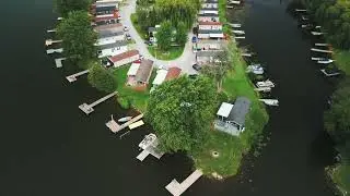 Woodland Estate Resort Aerial Resort Tour | Kawartha Lakeside Cottage Resort