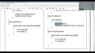 MCA JAVA UNIT 2 PROGRAMS DERIVATION
