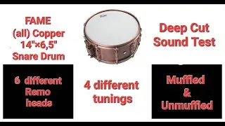 Fame Copper Snare Drum FSC-65 14