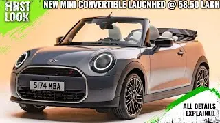 Mini Cooper S Convertible Launched - Price From 58.50 lakh - Explained All Spec, Features And More