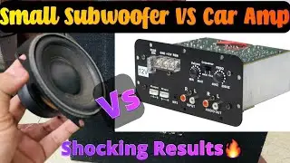 Testing Basstube Amplifier | Basstest 4 Inch Subwoofer