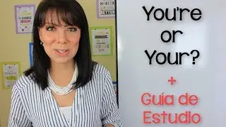 DIFERENCIA ENTRE YOU'RE Y YOUR - ADJETIVOS POSESIVOS