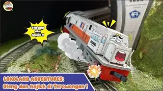 Kereta Panjang Oleng dan Anjlok di Terowongan! 🚨| Loko Land Adventures EP. 60 | Kartun Anak Edukatif