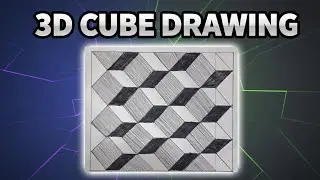 3D cube drawing|| #art #drawing #shotsfeed #painting #viral #trending #viralvideo 