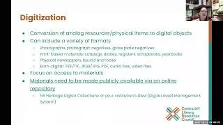 Access & Digitization Grants - Informational Webinar 2026