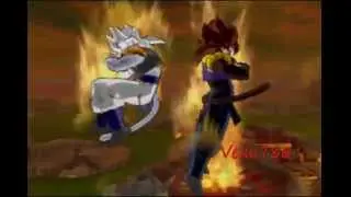 Gogeta Ssj4 and Ssj4 Vegito Fusion Request by The312Kakarot