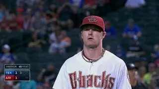 TEX@ARI: Anderson fans five over seven strong innings