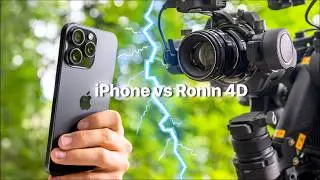 iPhone vs Hollywood Movie Camera - Ronin 4D