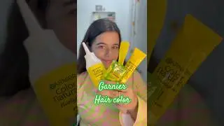 Garnier naturals hair lighter #garnier #haircolor #garnierhaircolor #unboxing #myntra #india #hair