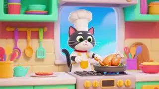 Little Chef 👩&zwj;🍳 | Fun Cooking Music for Kids | Pretend Play Kitchen Song