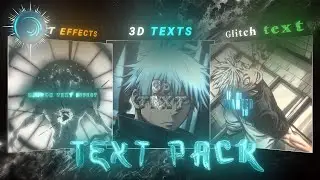 Premium AE-Style Text Pack for Alight Motion 🔥 | Smooth Text Effects | #textpack #alightmotion