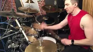 Conflagration - Destructive Generation (recording drum session)