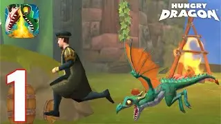 Hungry Dragon - Gameplay Walkthrough Part 1  - TUTORIAL (iOS, Android).