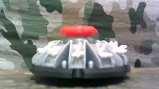 Animated Red/Silver/White/Black Escalator Fail Zoetrope Fidget Spinner