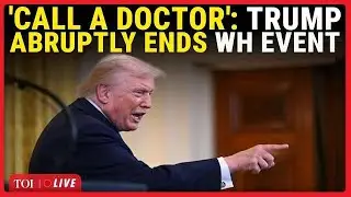 'Are You Okay?' Trump Stops White House's Hanukkah Event Midway, Then Calls A Doctor | US News