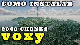 Minecraft Como instalar VOXY mod que parece distant horizons