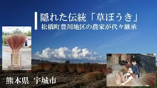 隠れた伝統「草ぼうき」 宇城市松橋町豊川地区の農家が継承　手作りほうき