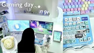 新年も新しいキーボードを開封してゲーム三昧📦🩵キーキャップの付け替え🐱｜ピザまんを作る🍕 Stardew Valley 崩壊スターレイル｜KiiBOOM｜Gaming day