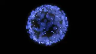 Rotating ball with Thinkingparticles R&D