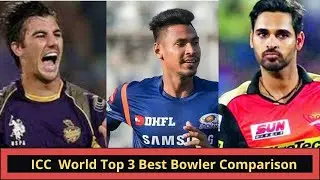 ICC  World Top 3 Best Bowler Comparison By Life History Analysis