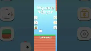 WAIT FOR END😱 square bird gameplay #youtube​​ #trending​​  #games​​ #sorts​​#games