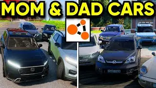 Driving our MOMS & DADS IRL cars in BeamNG.Drive!