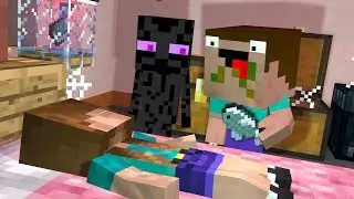 Noob & Endy Life - Ep4: SLEEPING BEAUTY - Minecraft Animation | Noob & Brothers Series