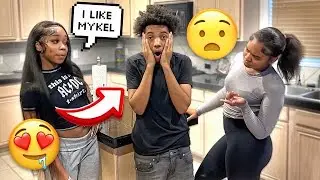 i like you prank on mykel & his gf 😯he said this ... * poly relationship ? *