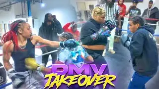 !EPIC!😳DMV GUNS DOWN GLOVES UP