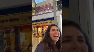 Touring Augusta Mall on a tiger