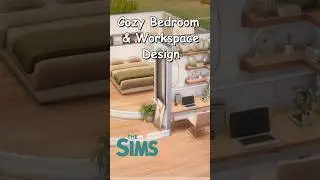 Calm Bedroom & Dreamy Workspace The Sims 4