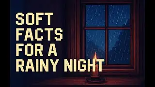 Soft Facts for a Rainy Night | Calm Voice + Rain Ambience to Sleep to