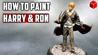 How To Paint Harry Potter and Ron Weasley - Harry Potter Miniatures Adventure Game