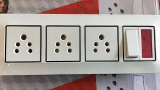 3 5pin soket 1 switch 1 indicator connection||Electric switch board Connection||Indicator connection