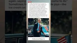 CLINT EASTWOOD BECAME MAYOR TO LEGALIZE ICE CREAM ON STREETS🍦🏛#shorts #hollywood #celebrity