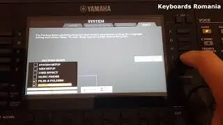 Yamaha PSR-S775 - Tutorial on How to Uninstall Expansion Pack - reset to factory