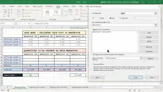 EX-07-47 &ndash; Solver for Logistics: Minimize Delivery Costs from Plants to Warehouses
