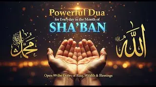 Powerful Dua for EveryDay in the Month on Sha'ban ♥  Key Open 99 the Doors on Rizq Wealth & Blessing