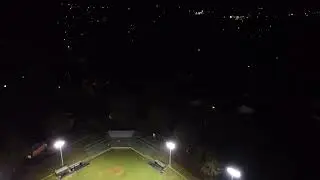 Inman Mills At Night