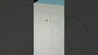 Easy sunflower made by kittu #gift #surprise #drawing #art #easydrawing #sunflower #shorts #ytshorts
