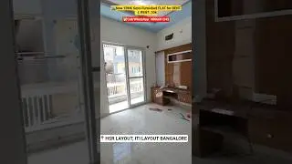 New 1bhk flats for rent in HSR layout Bangalore. #rent #rent #flats #reels #property #home #flat