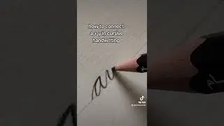 Cursive Handwriting Tutorial #cursive #cursivehandwriting